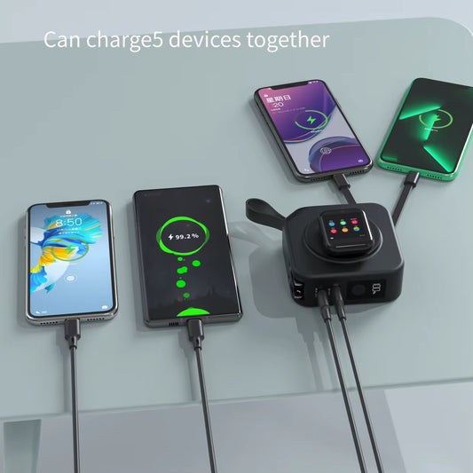 Portable Charger 5 in 1 Wireless Charger