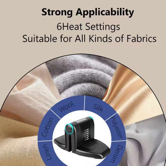 Foldable Travel Iron – 6 Heat Modes