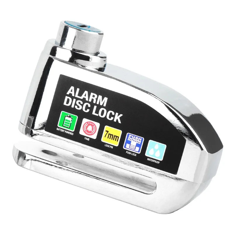 Motorcycle Bicycle Lock Alarm Safety Protection