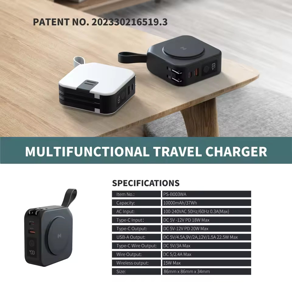 Portable Charger 5 in 1 Wireless Charger