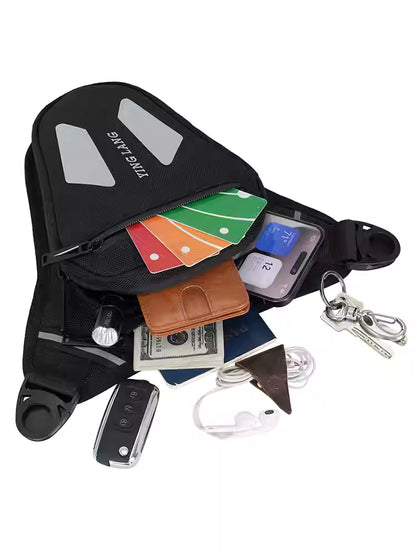 Tactical Motorcycle Waist Bag – Waterproof & Durable