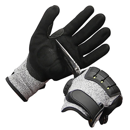 Heavy-Duty Safety Work Gloves – Cut & Impact Resistant