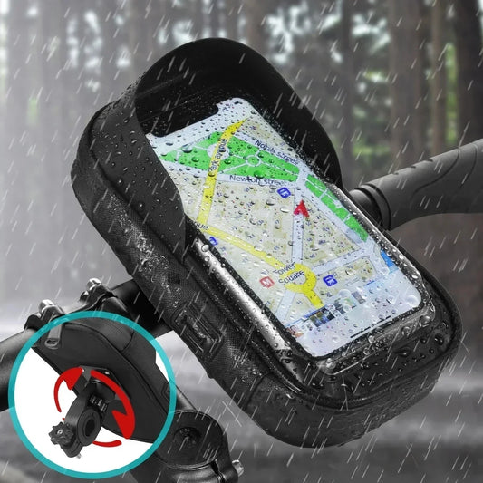 Waterproof Motorcycle Phone Holder – Secure & Touch Sensitive