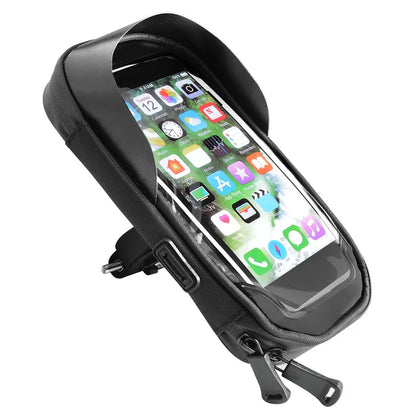 Waterproof Motorcycle Phone Holder – Secure & Touch Sensitive
