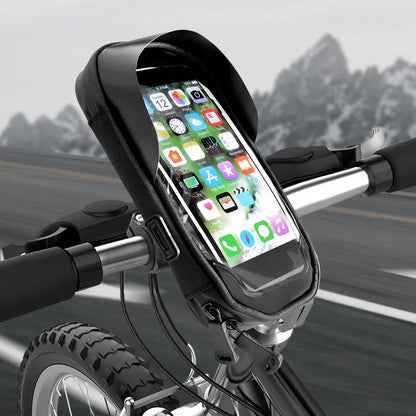 Waterproof Motorcycle Phone Holder – Secure & Touch Sensitive