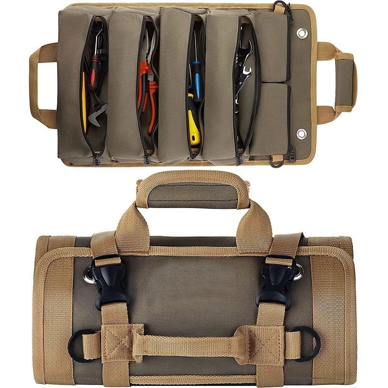 Heavy-Duty Roll-Up Tool Bag – Portable & Durable