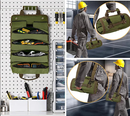 Heavy-Duty Roll-Up Tool Bag – Portable & Durable