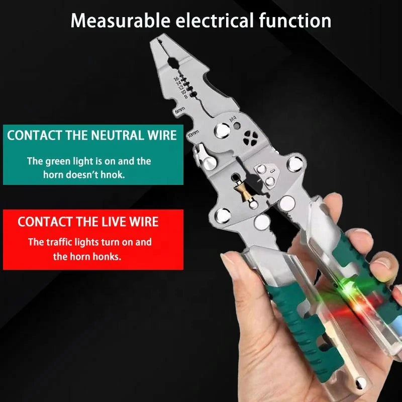 All-in-One Voltage Tester, Screwdriver & Wire Stripper