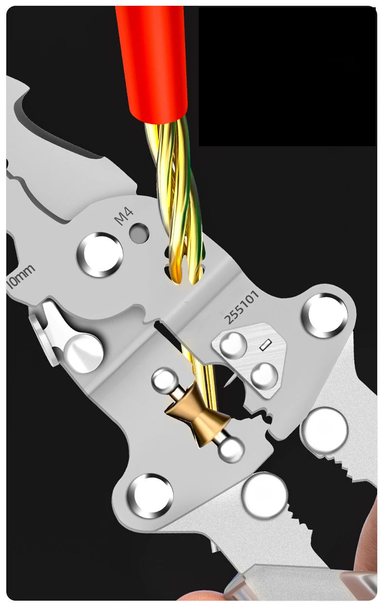 All-in-One Voltage Tester, Screwdriver & Wire Stripper