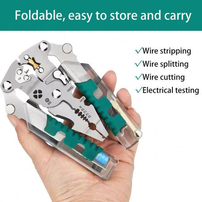 All-in-One Voltage Tester, Screwdriver & Wire Stripper