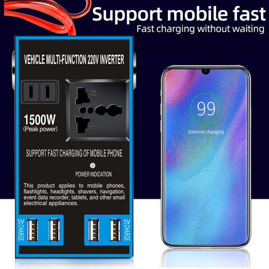 220V Adaptateur onduleur de voiture