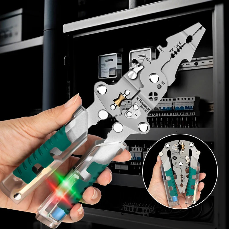 All-in-One Voltage Tester, Screwdriver & Wire Stripper