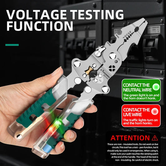All-in-One Voltage Tester, Screwdriver & Wire Stripper
