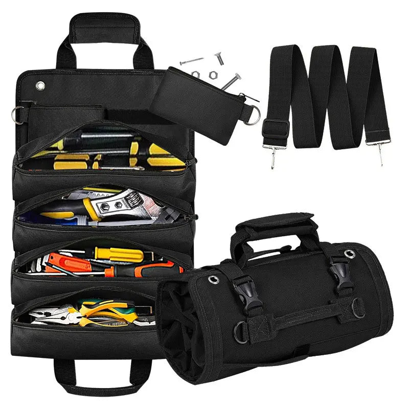 Heavy-Duty Roll-Up Tool Bag – Portable & Durable