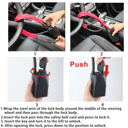 Car Steering Wheel Lock
