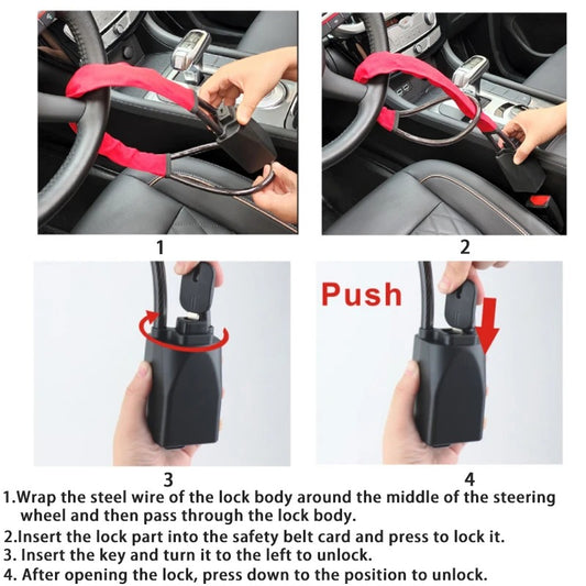 Car Steering Wheel Lock