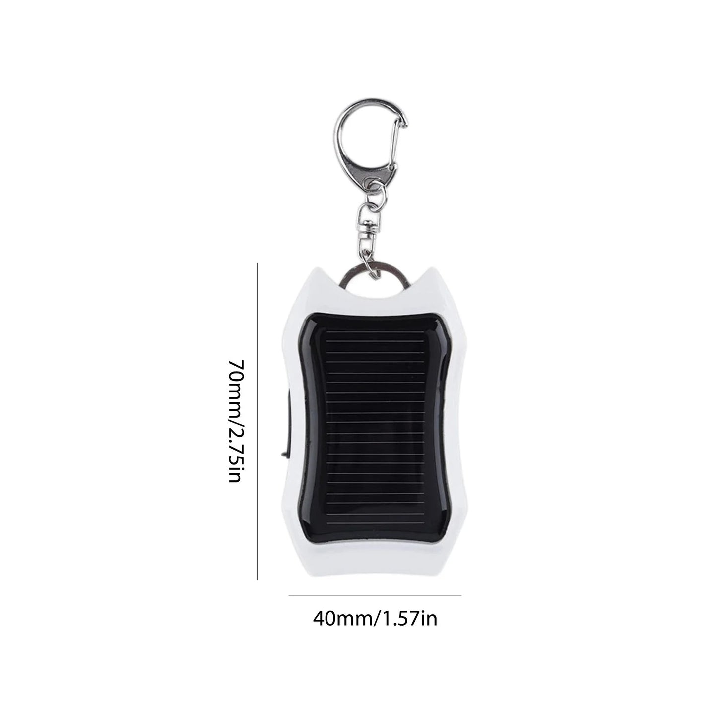 Keychain Power Bank USB External Solar 950mAH