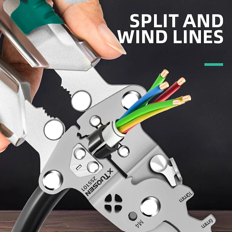 All-in-One Voltage Tester, Screwdriver & Wire Stripper