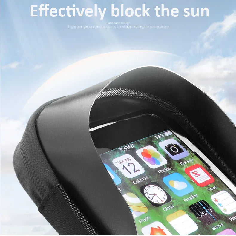 Waterproof Motorcycle Phone Holder – Secure & Touch Sensitive