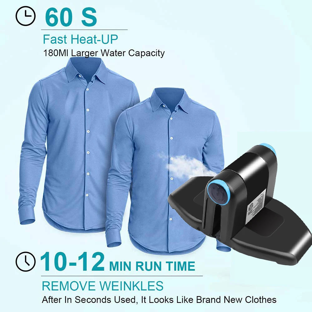 Foldable Travel Iron – 6 Heat Modes