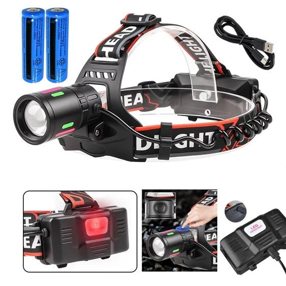 Powerful Hands-Free LED Headlamp